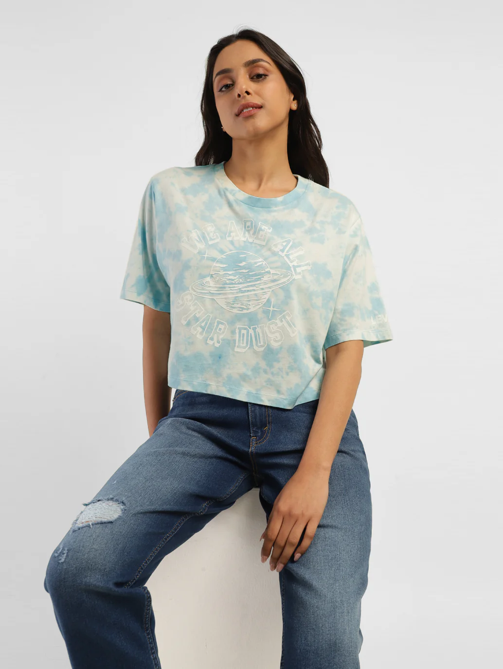 Women's Tie-Dye Boxy Fit T-shirt - Image 7