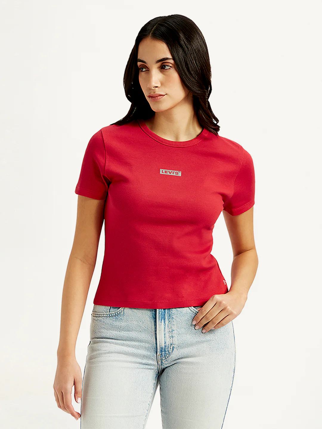 Women's Solid Regular Fit T-shirt - Image 2