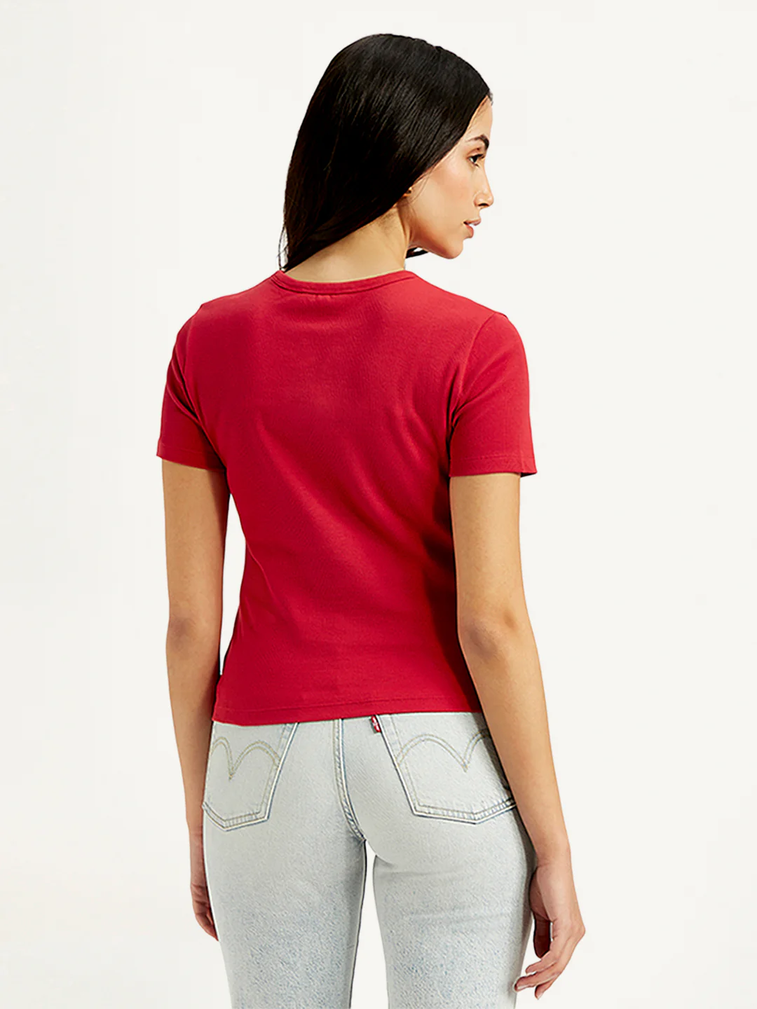 Women's Solid Regular Fit T-shirt - Image 3