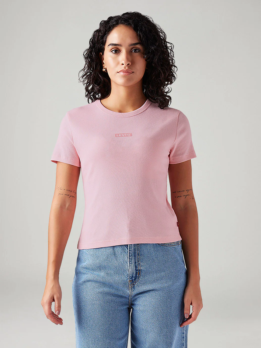 Women's Solid Slim Fit T-Shirt - Image 2