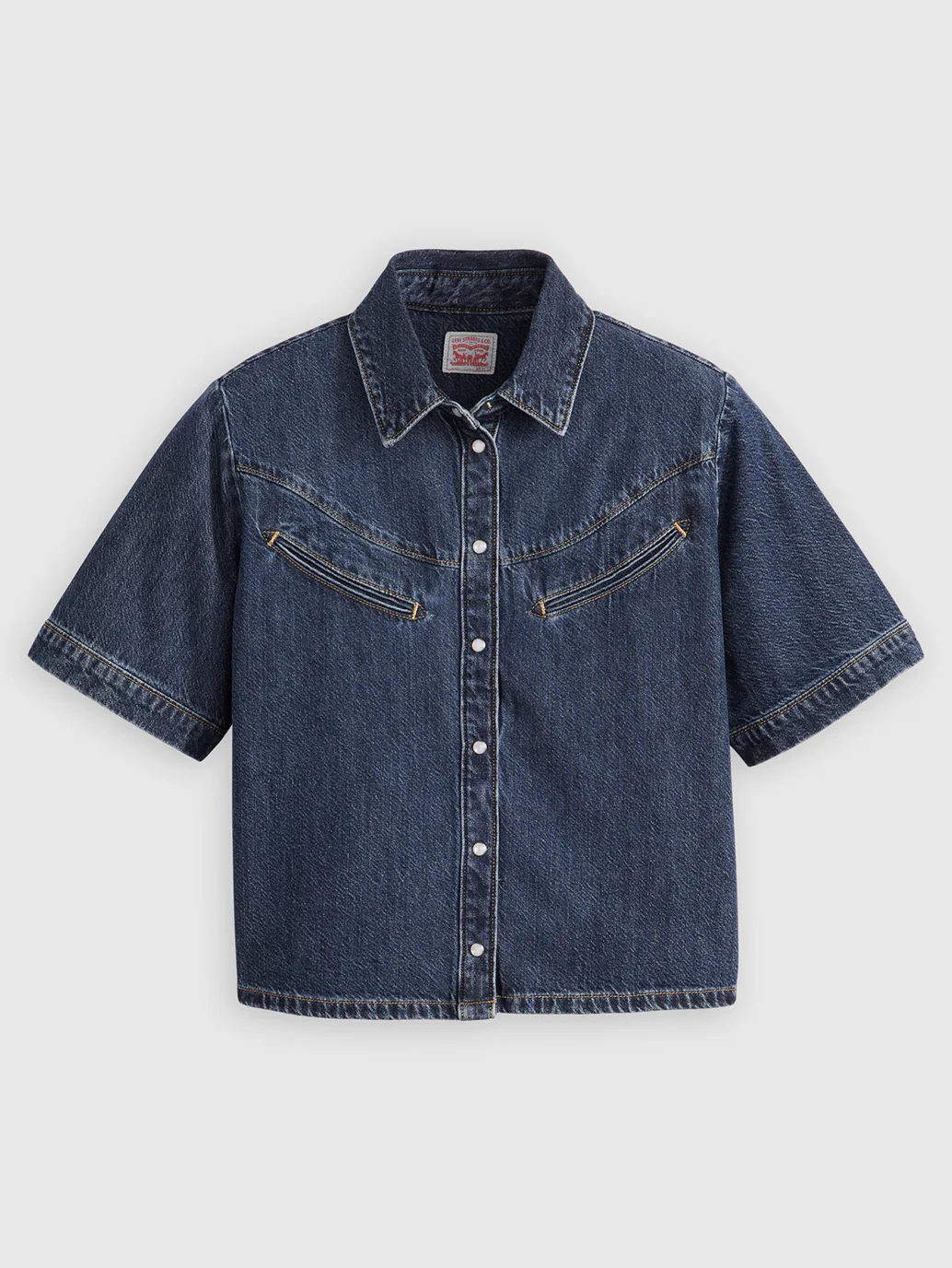 Women's Solid Spread Collar Shirt - Image 6