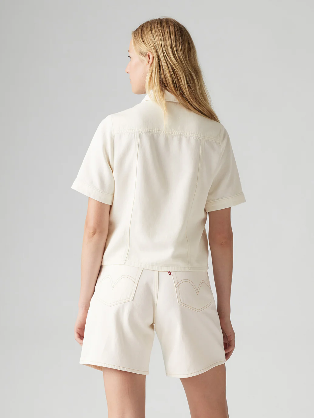 Women's Solid Spread Collar Shirt - Image 3