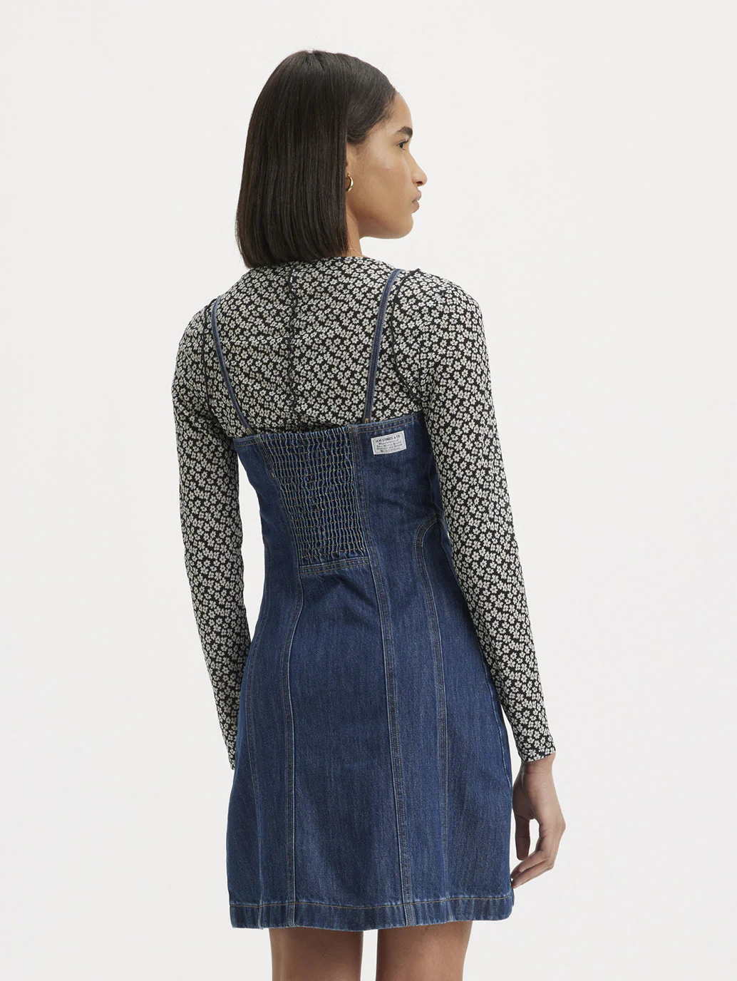 Women's Solid Sweetheart Neck Dress - Image 3