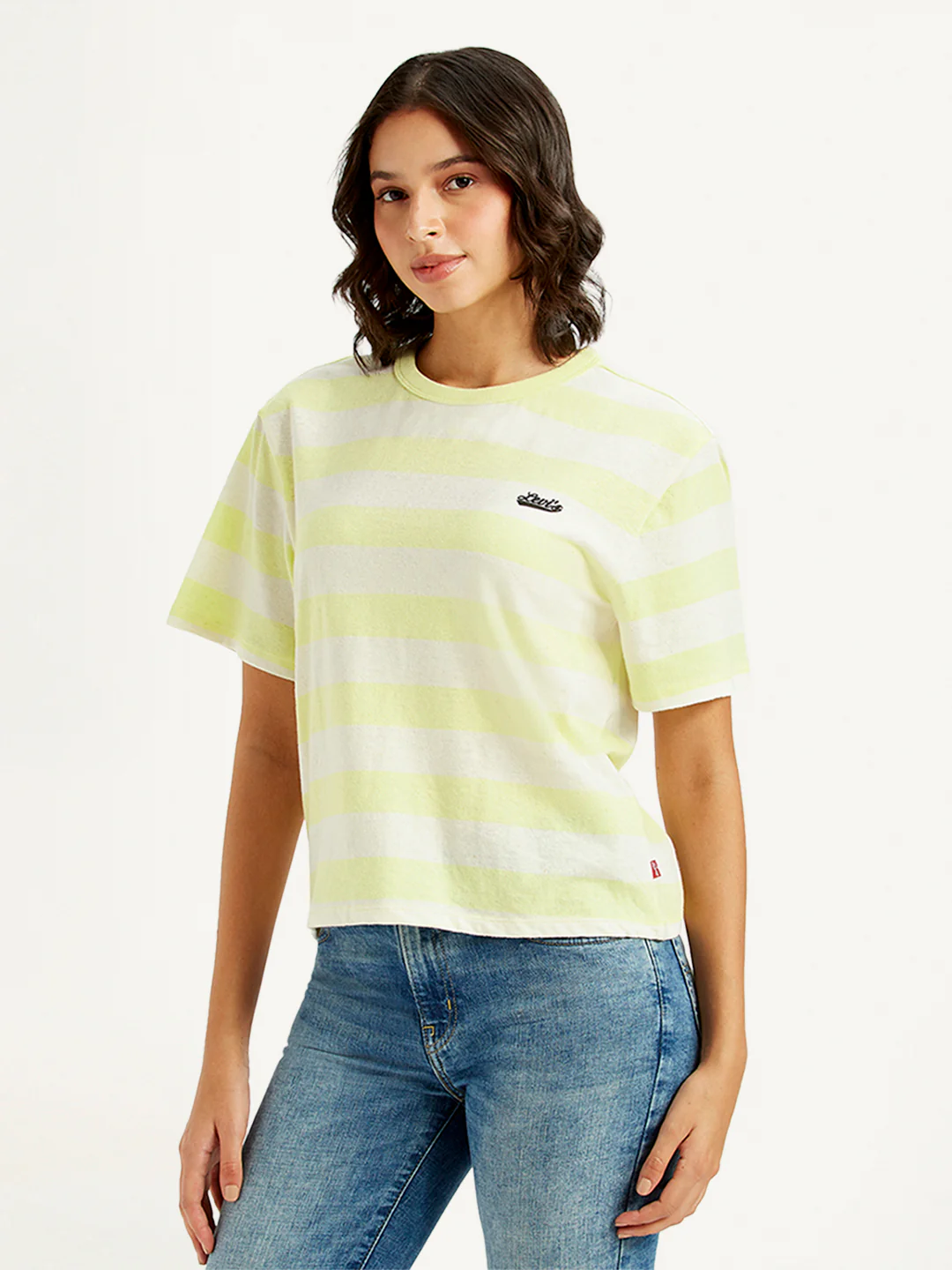 Women's Striped Relaxed Fit T-Shirt - Image 4