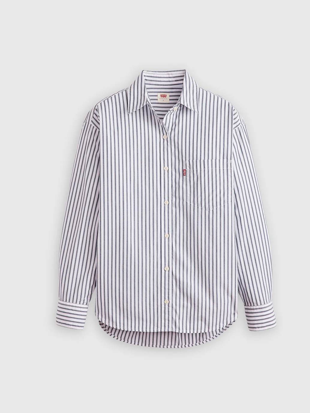 Women's Striped Relaxed Fit Shirt - Image 6