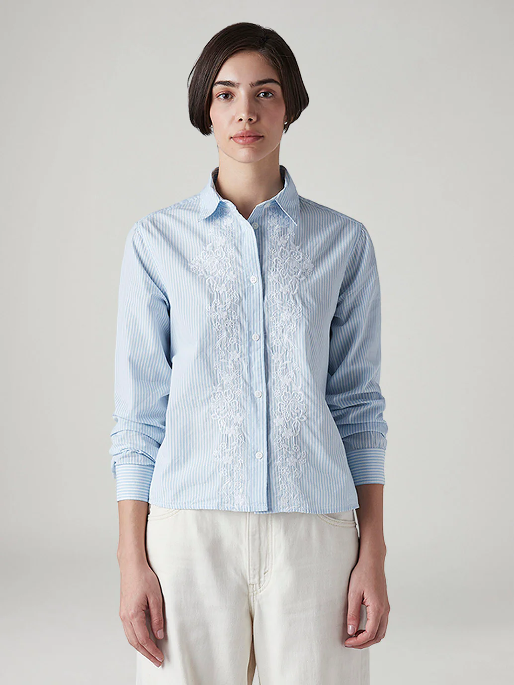 Women's Striped Regular Fit Shirt - Image 2