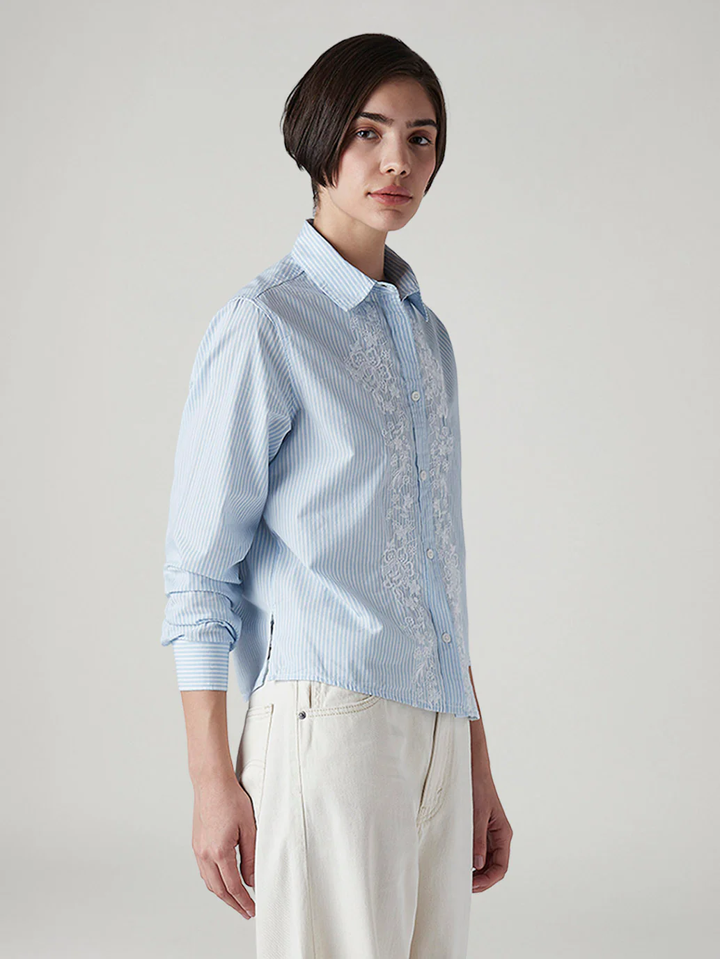 Women's Striped Regular Fit Shirt - Image 5