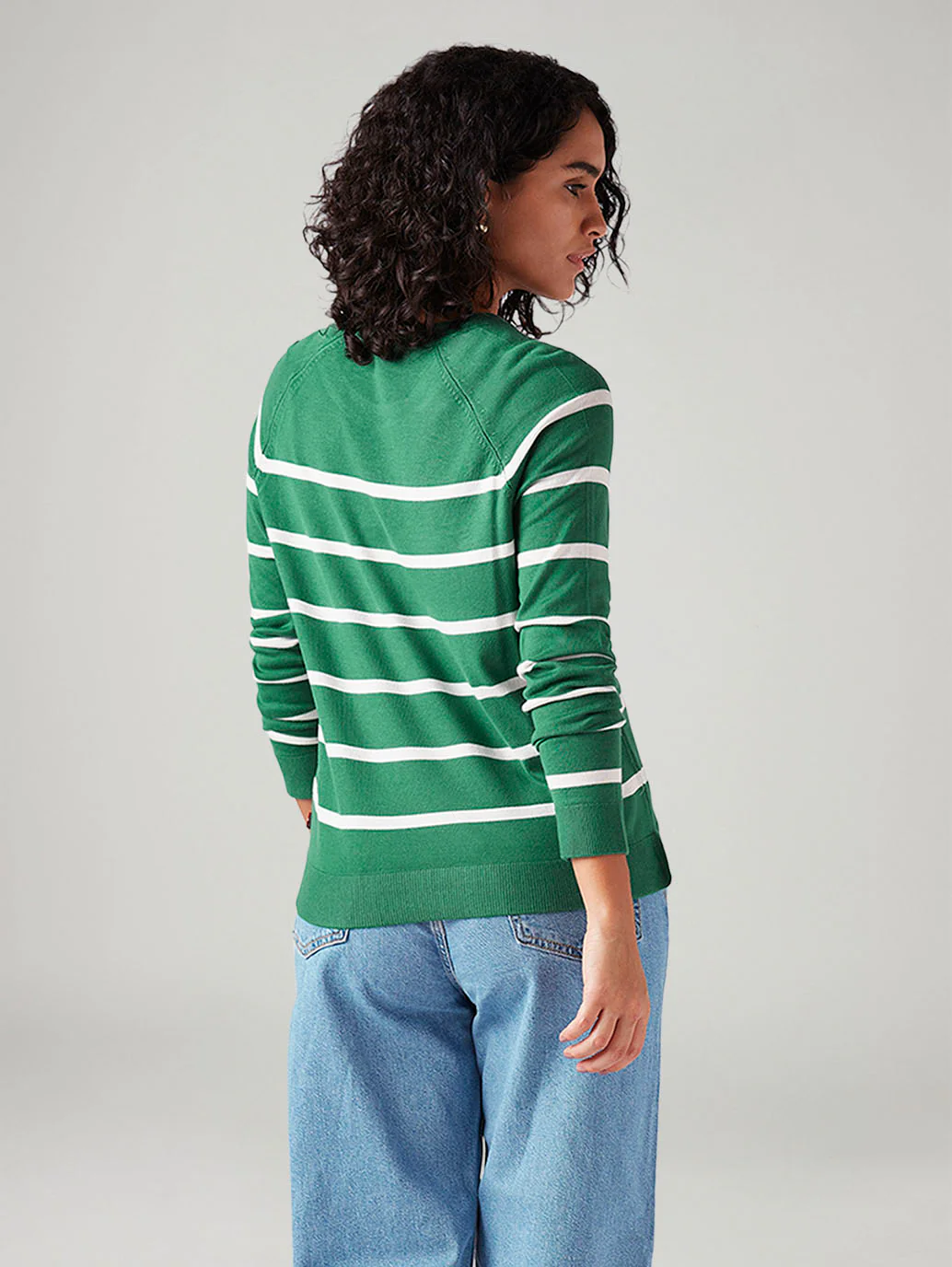 Women's Striped Regular Fit T-Shirt - Image 3