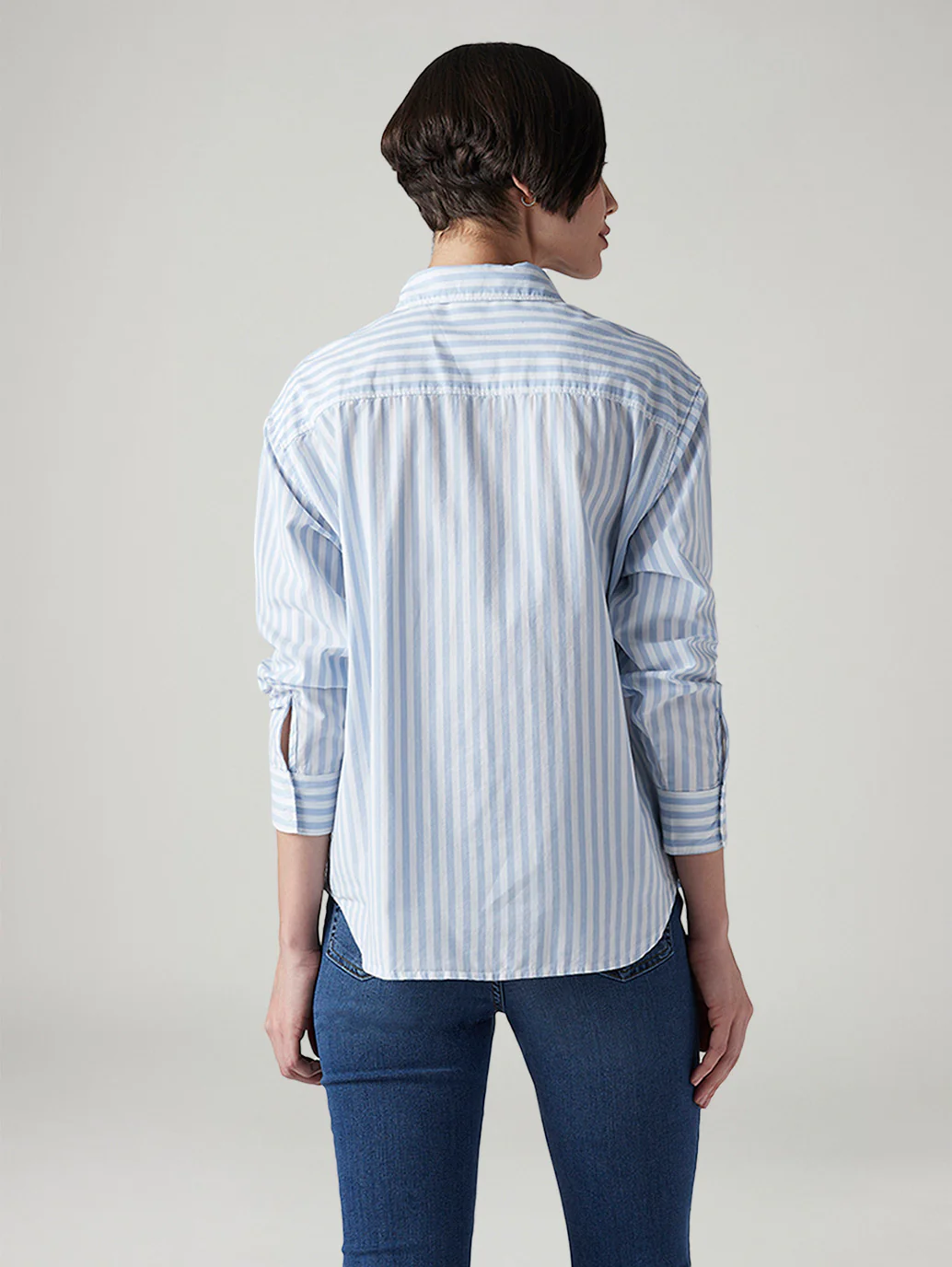 Women's Striped Relaxed Fit Shirt - Image 3