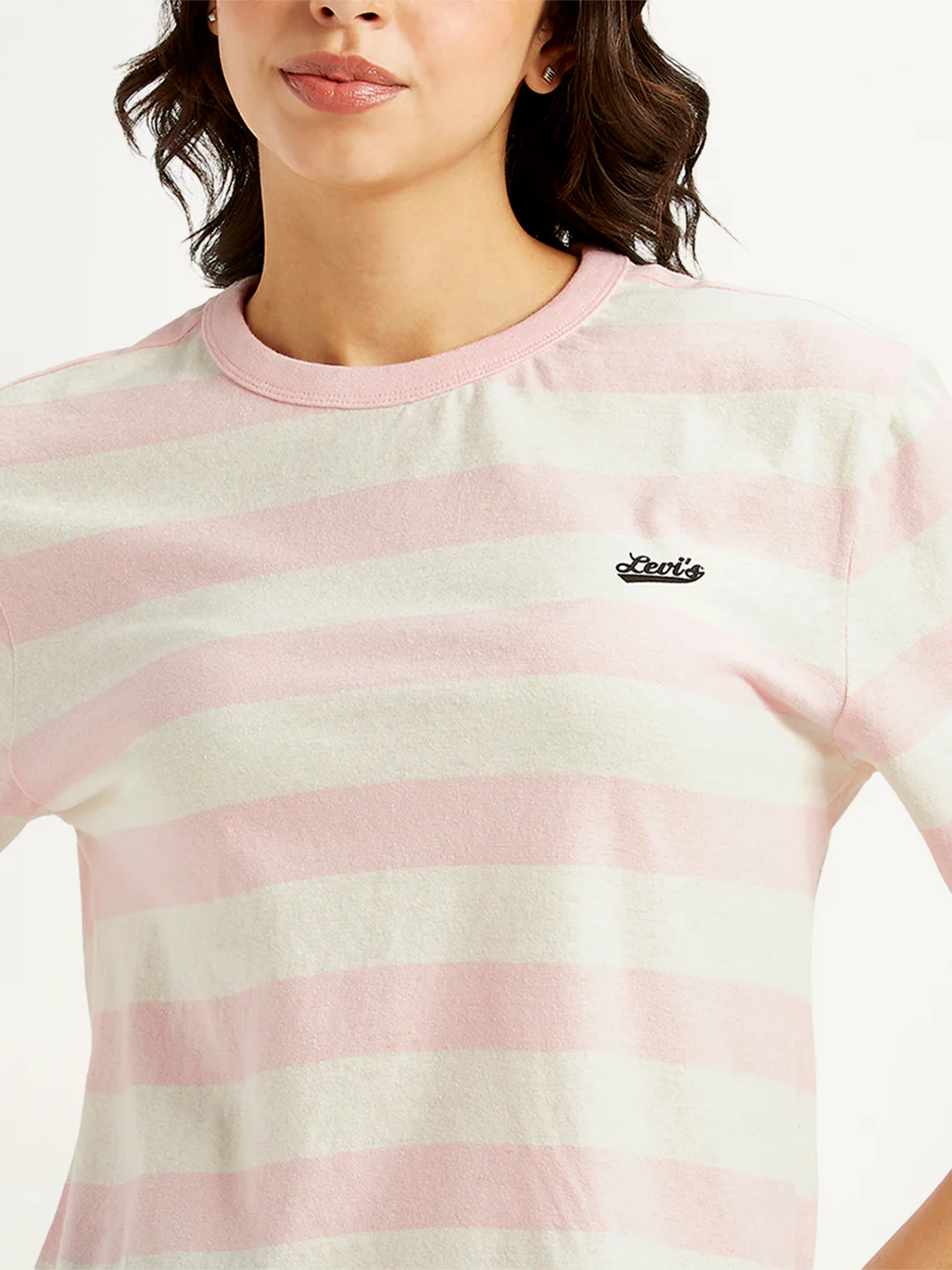 Women's Striped Relaxed Fit T-Shirt - Image 3