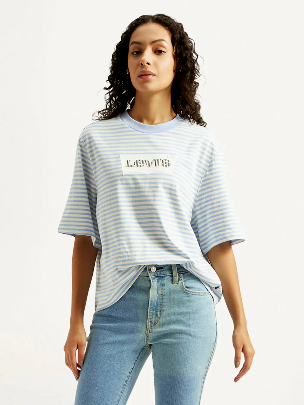 Women's Striped Relaxed Fit T-shirt