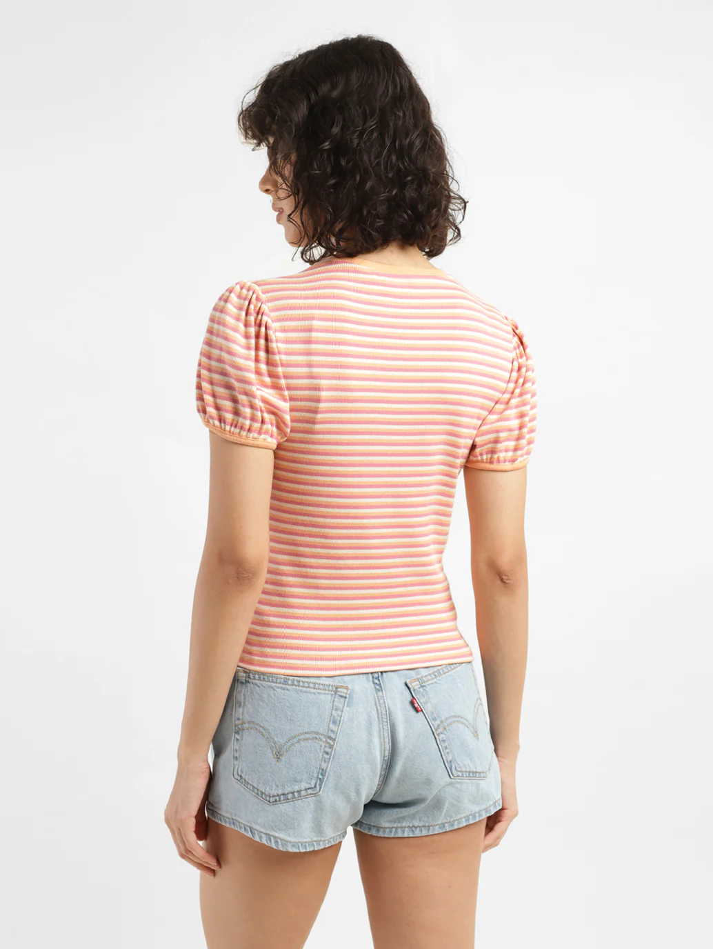 Women's Striped Round neck Top - Image 2