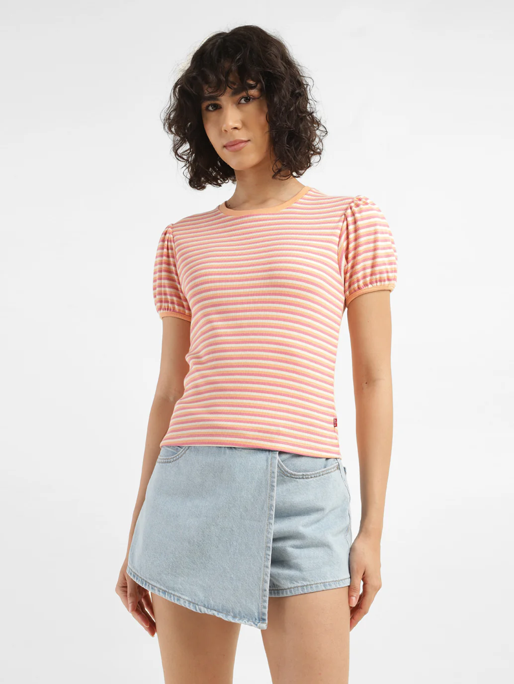 Women's Striped Round neck Top - Image 6
