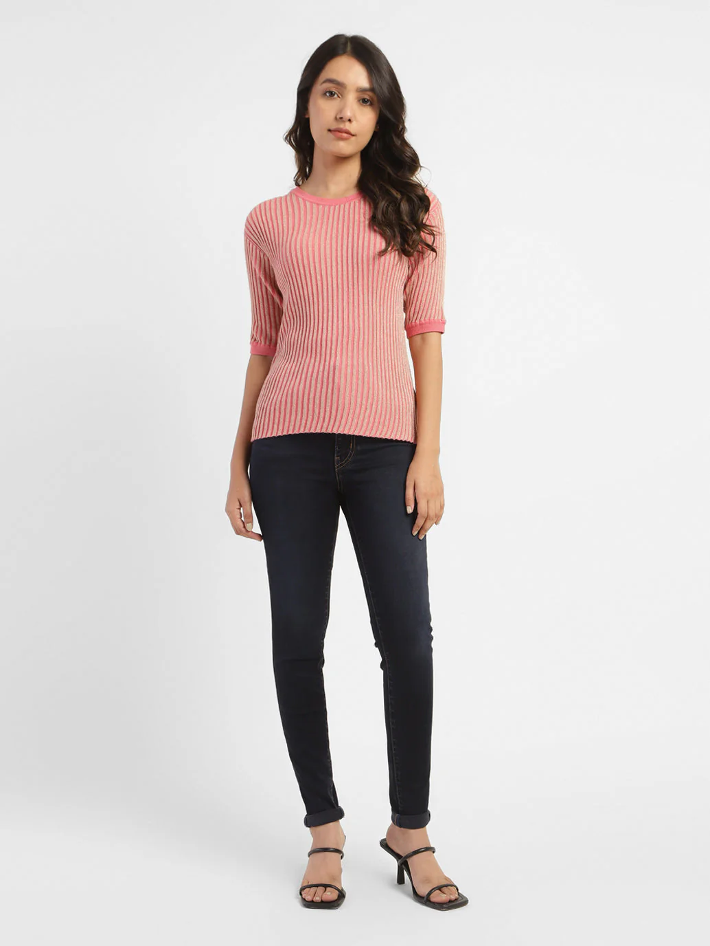 Women's Striped Round Neck Top - Image 5