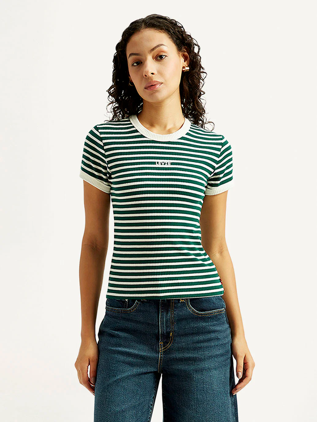 Women's Striped Slim Fit T-shirt - Image 5