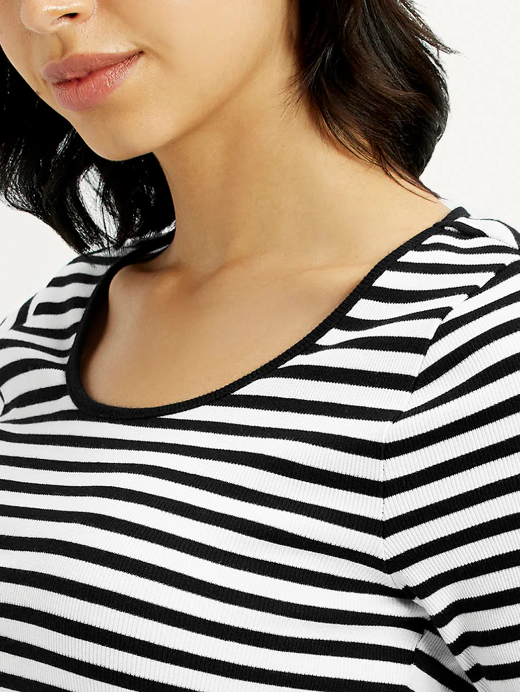 Women's Striped Slim Fit T-Shirt - Image 3