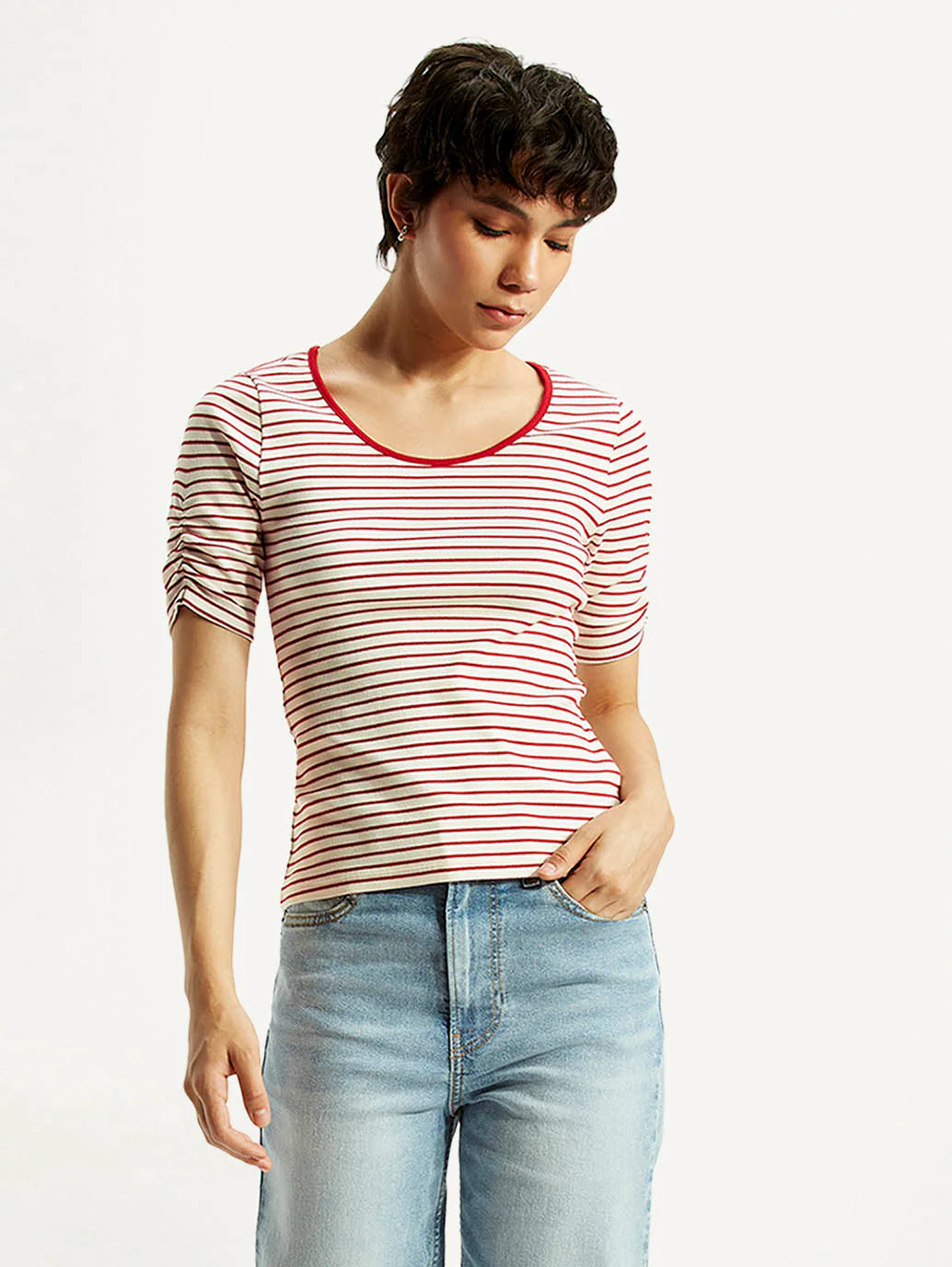 Women's Striped Slim Fit T-Shirt