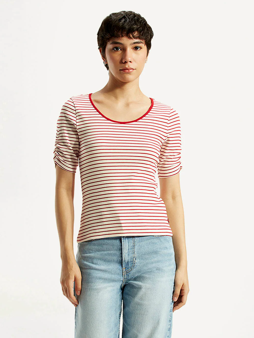 Women's Striped Slim Fit T-Shirt - Image 2