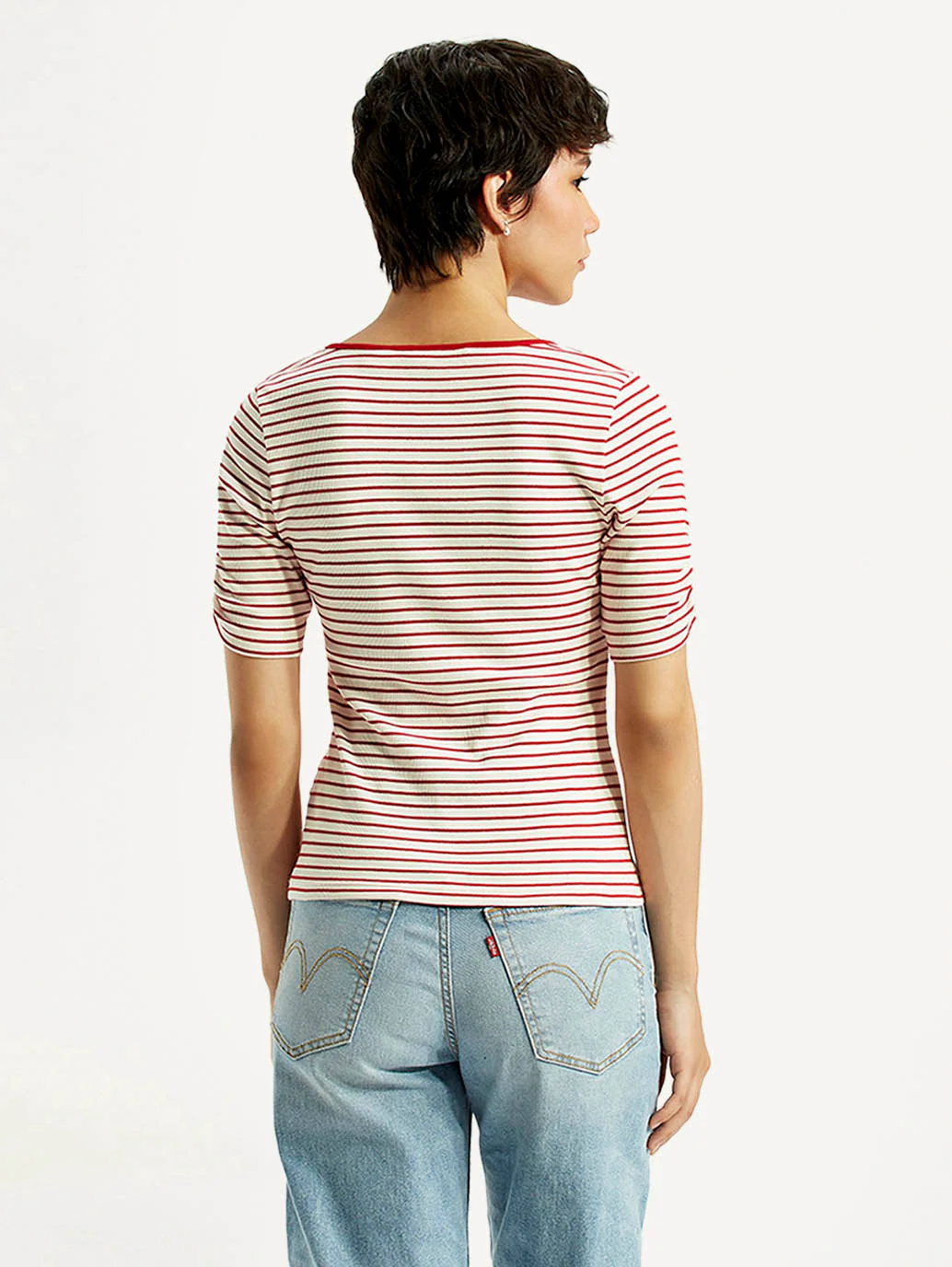 Women's Striped Slim Fit T-Shirt - Image 3