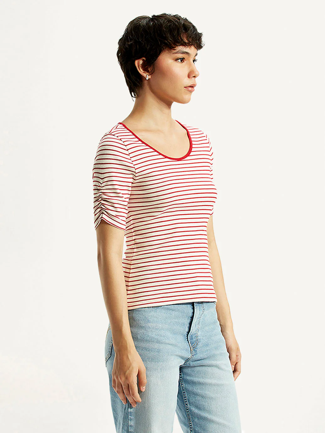 Women's Striped Slim Fit T-Shirt - Image 5