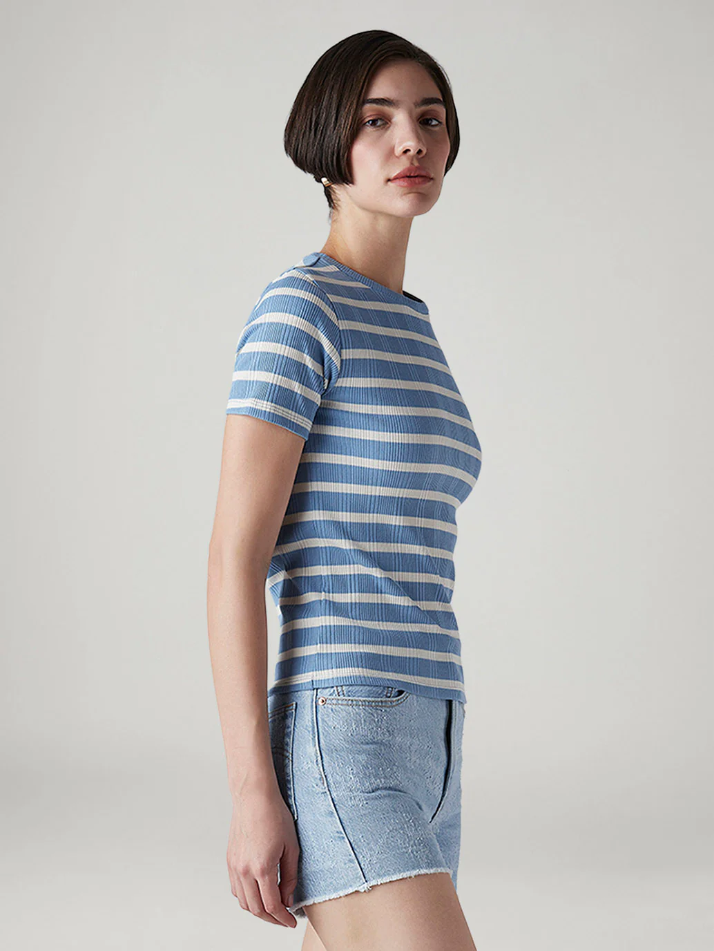 Women's Striped Slim Fit T-Shirt - Image 5