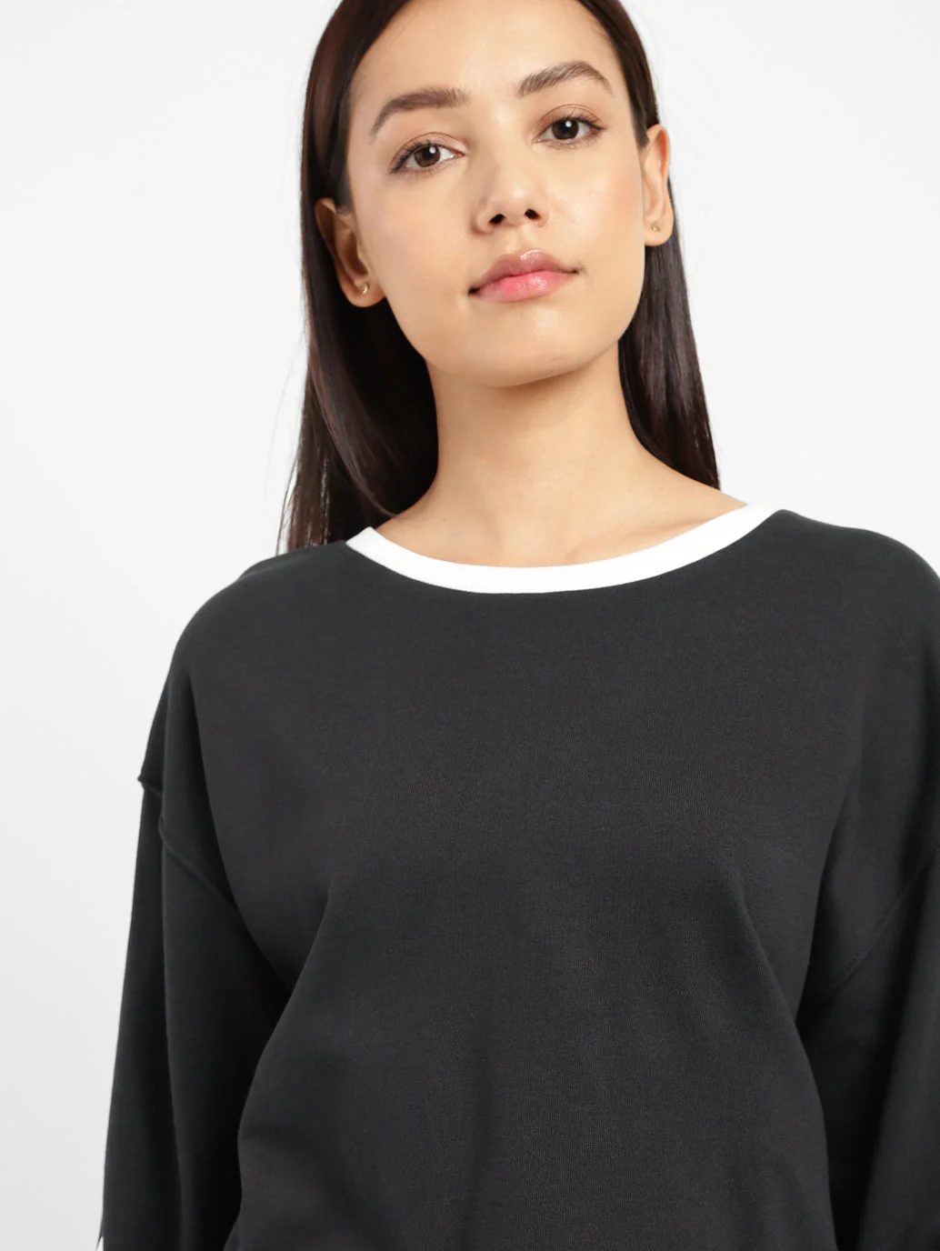 Women's Brand Logo Round Neck Sweatshirt - Image 12
