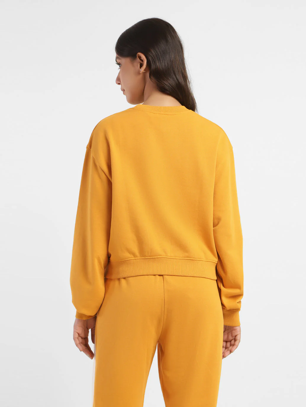 Women's Brand Logo Round Neck Sweatshirt - Image 3