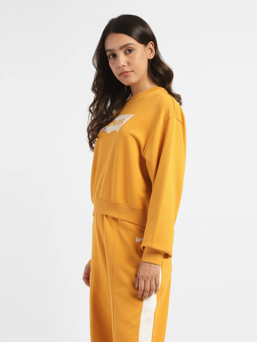 Women's Brand Logo Round Neck Sweatshirt - Image 4