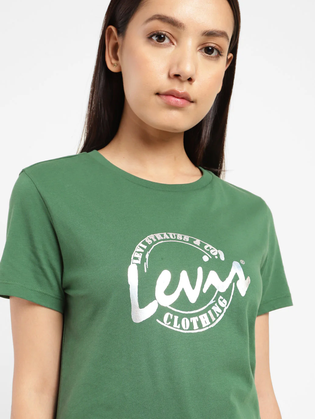 Women's Brand Logo Crew Neck T-shirt - Image 12