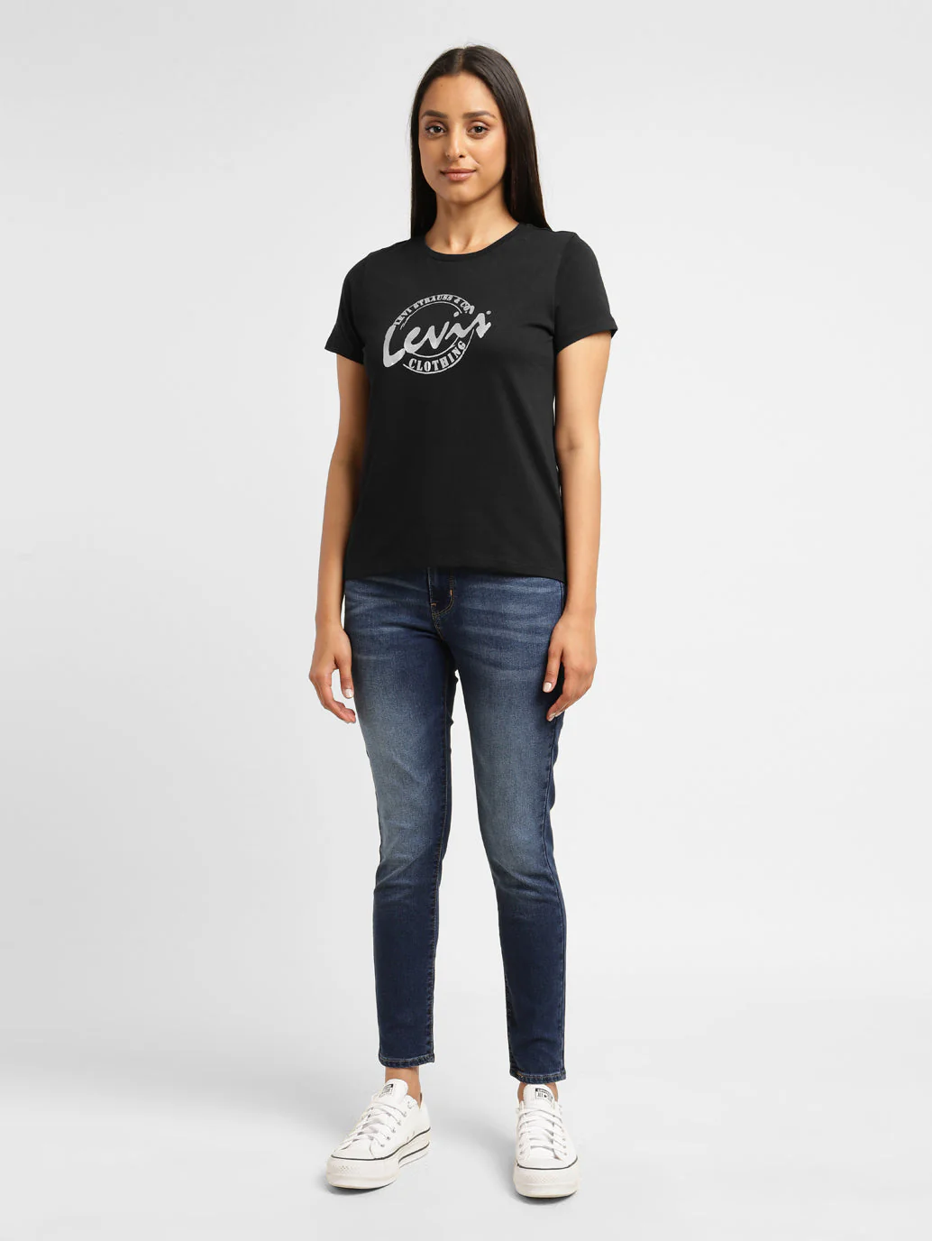 Women's Brand Logo Crew Neck T-shirt - Image 5