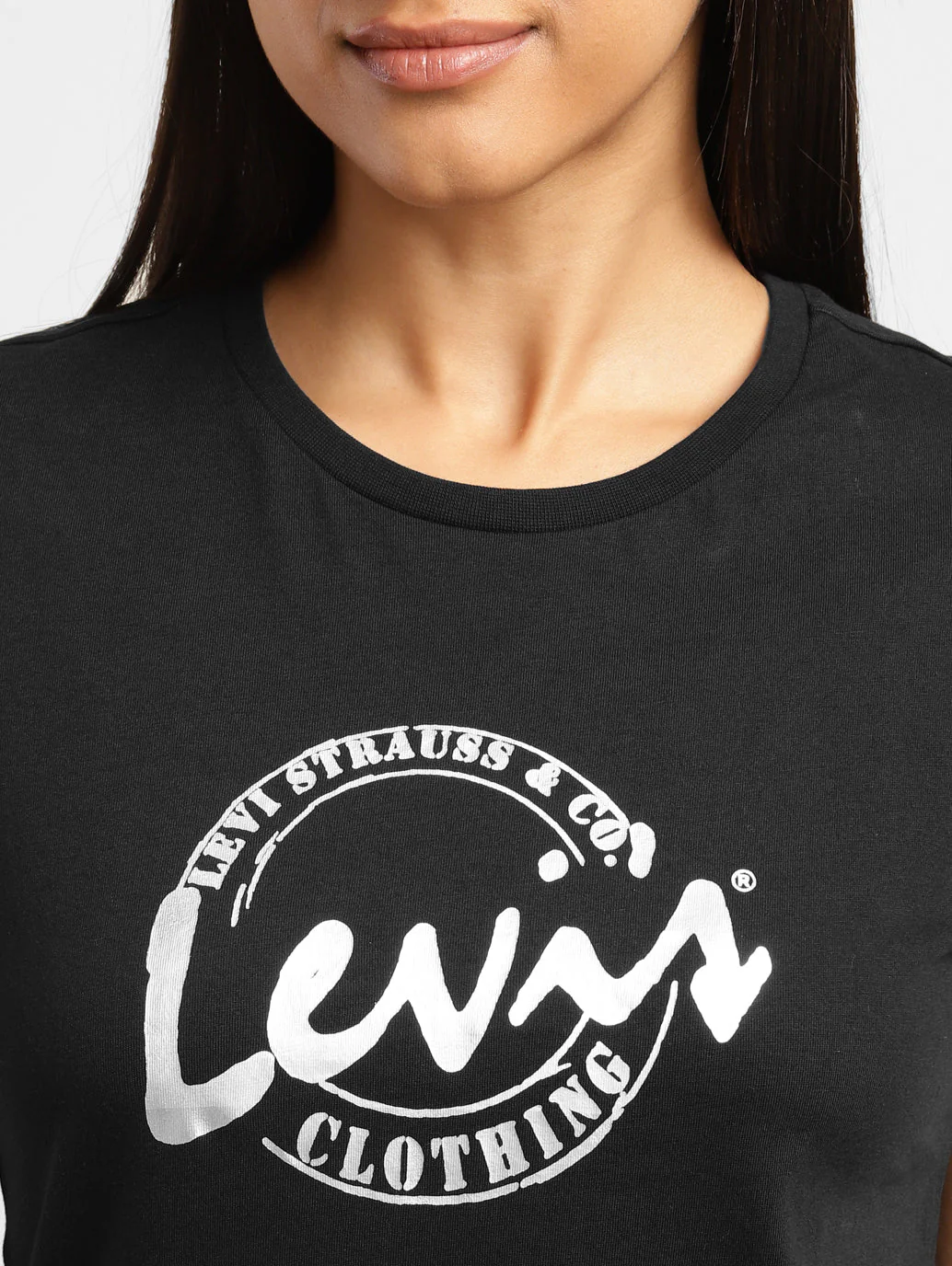 Women's Brand Logo Crew Neck T-shirt - Image 6