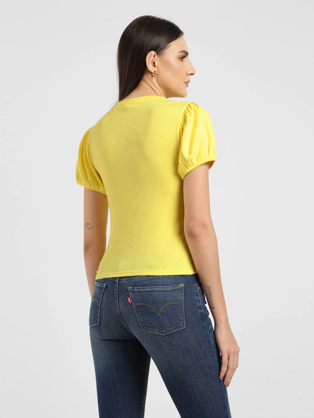 Women's Solid Slim Fit Top - Image 3