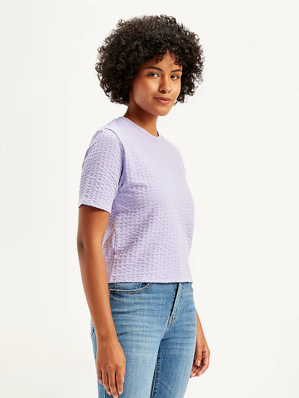 Women's Textured Regular Fit Top - Image 6