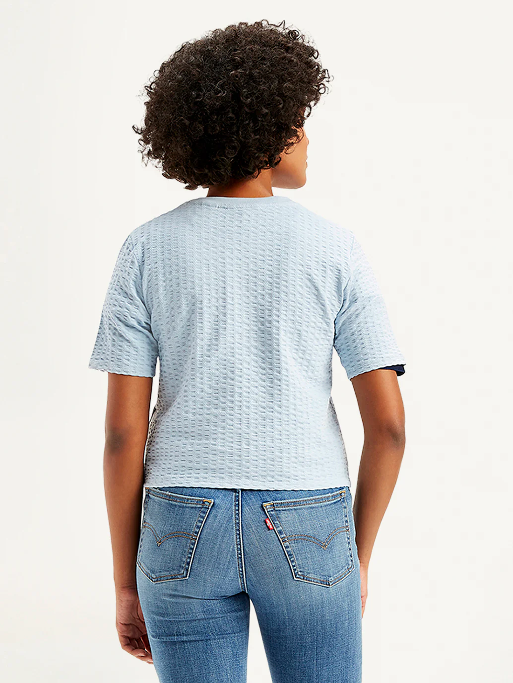Women's Textured Regular Fit Top - Image 4