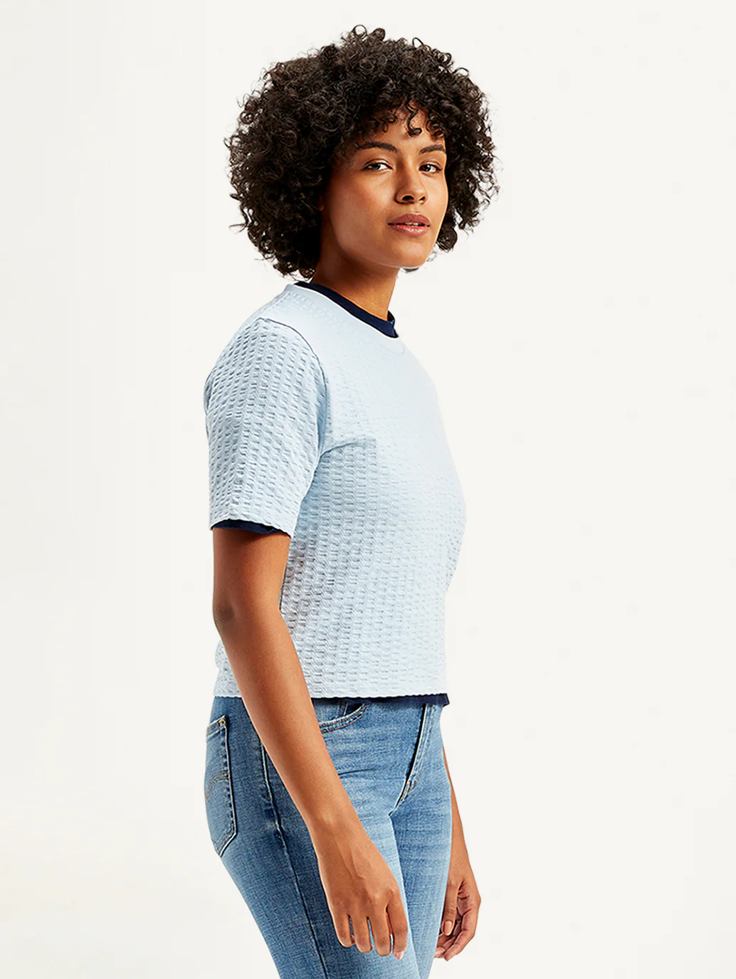 Women's Textured Regular Fit Top - Image 6