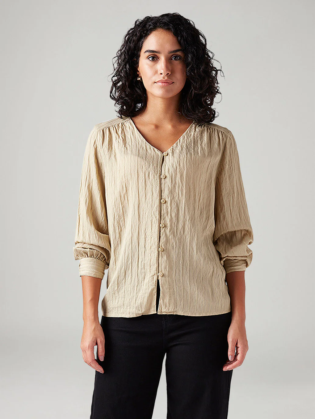 Women's Textured Regular Fit Top - Image 2