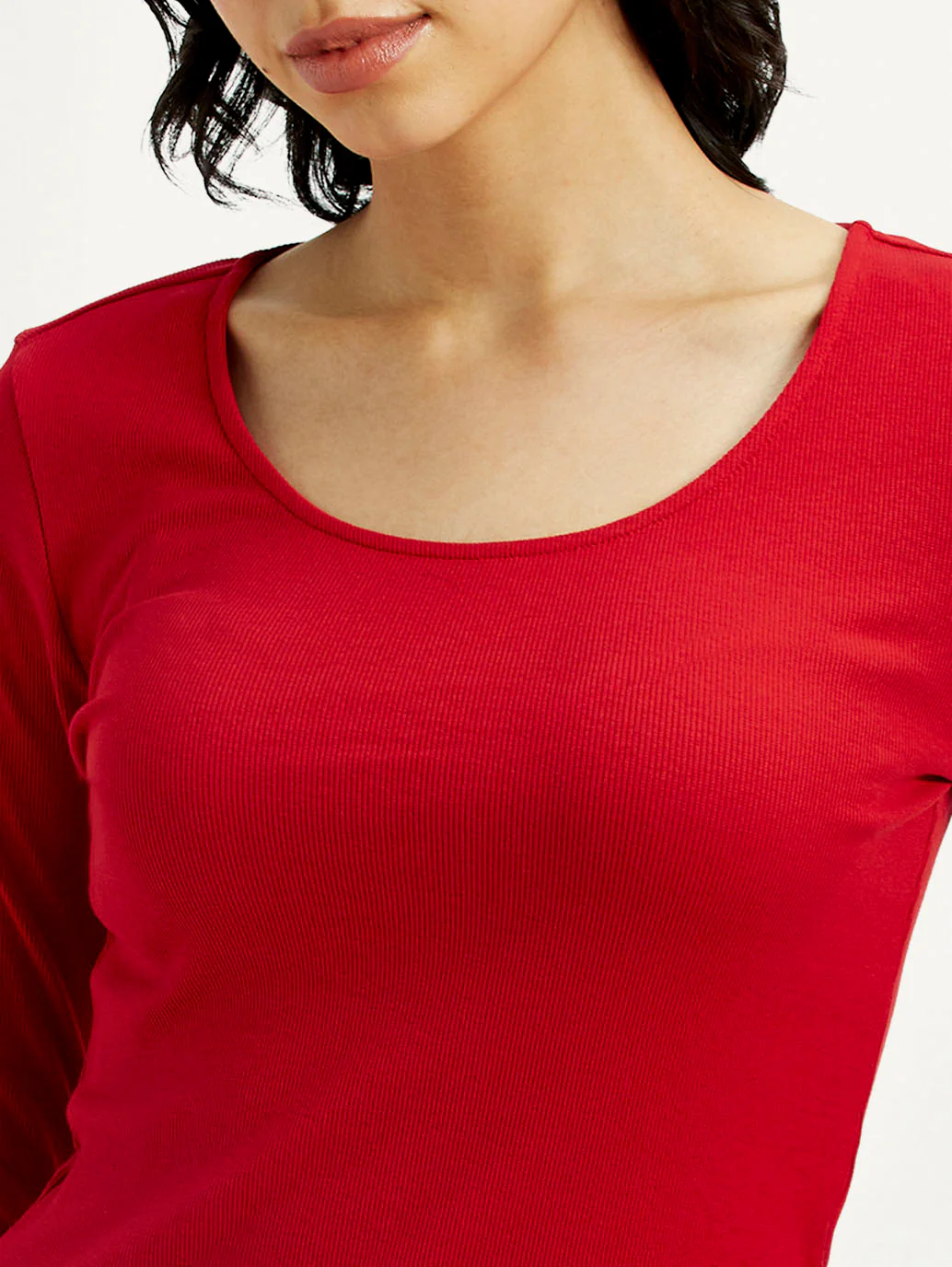 Women's Textured Slim Fit Top - Image 4