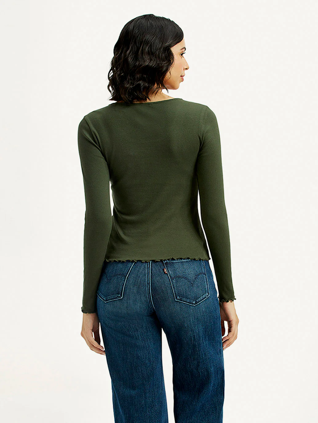 Women's Textured Slim Fit Top - Image 2