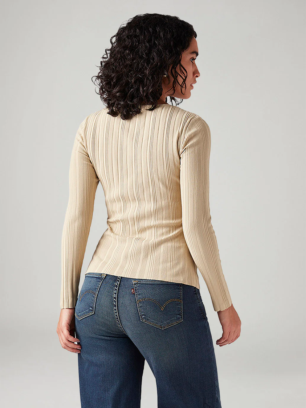 Women's Textured Slim Fit Top - Image 2