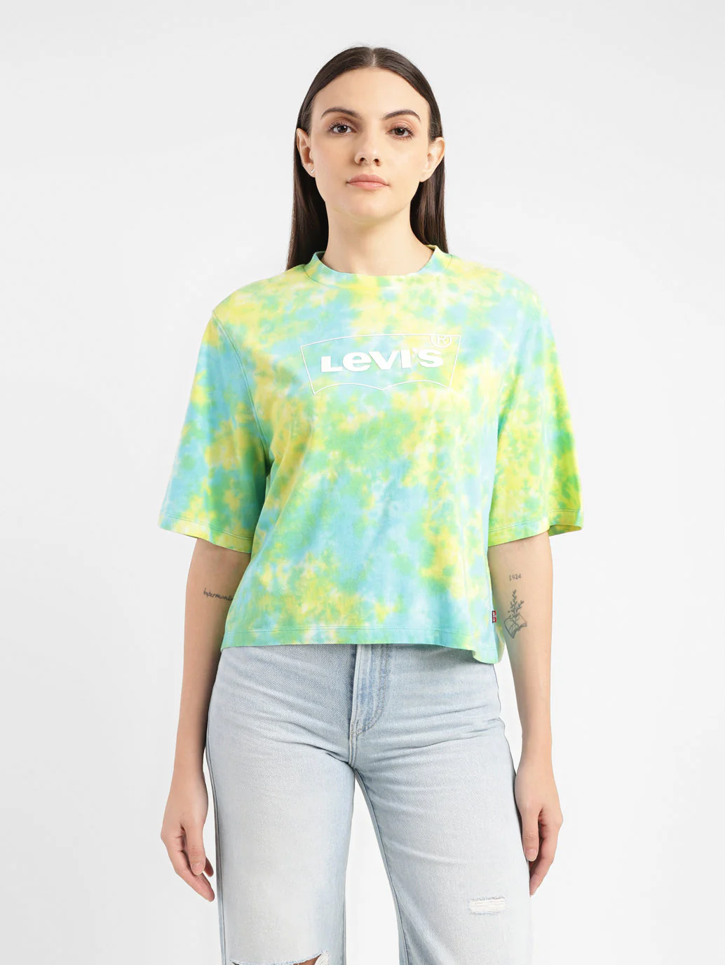 Women's Tie-Dye Relaxed Fit T-Shirt - Image 2
