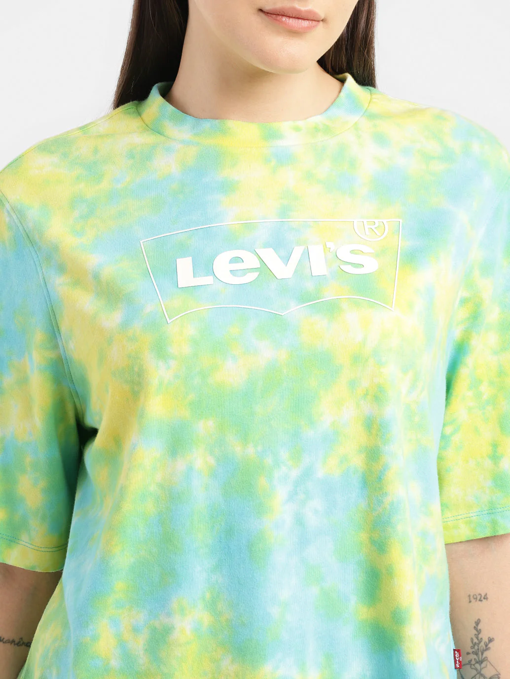 Women's Tie-Dye Relaxed Fit T-Shirt - Image 5