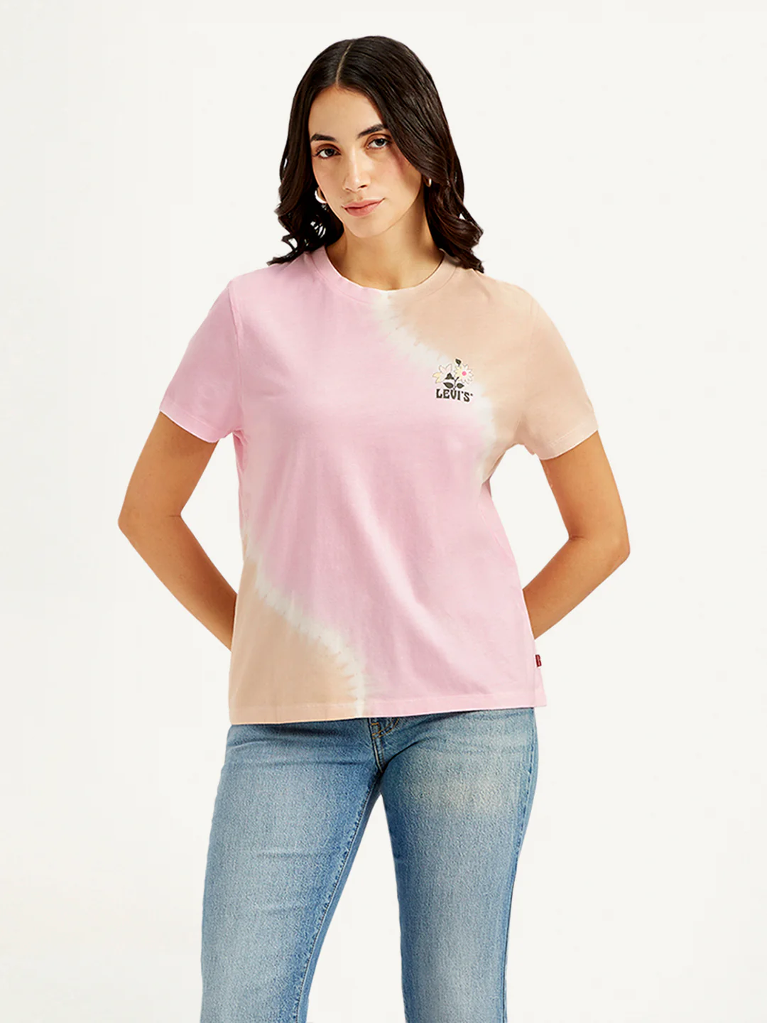 Women's Tie-Dye Relaxed Fit T-Shirt - Image 2