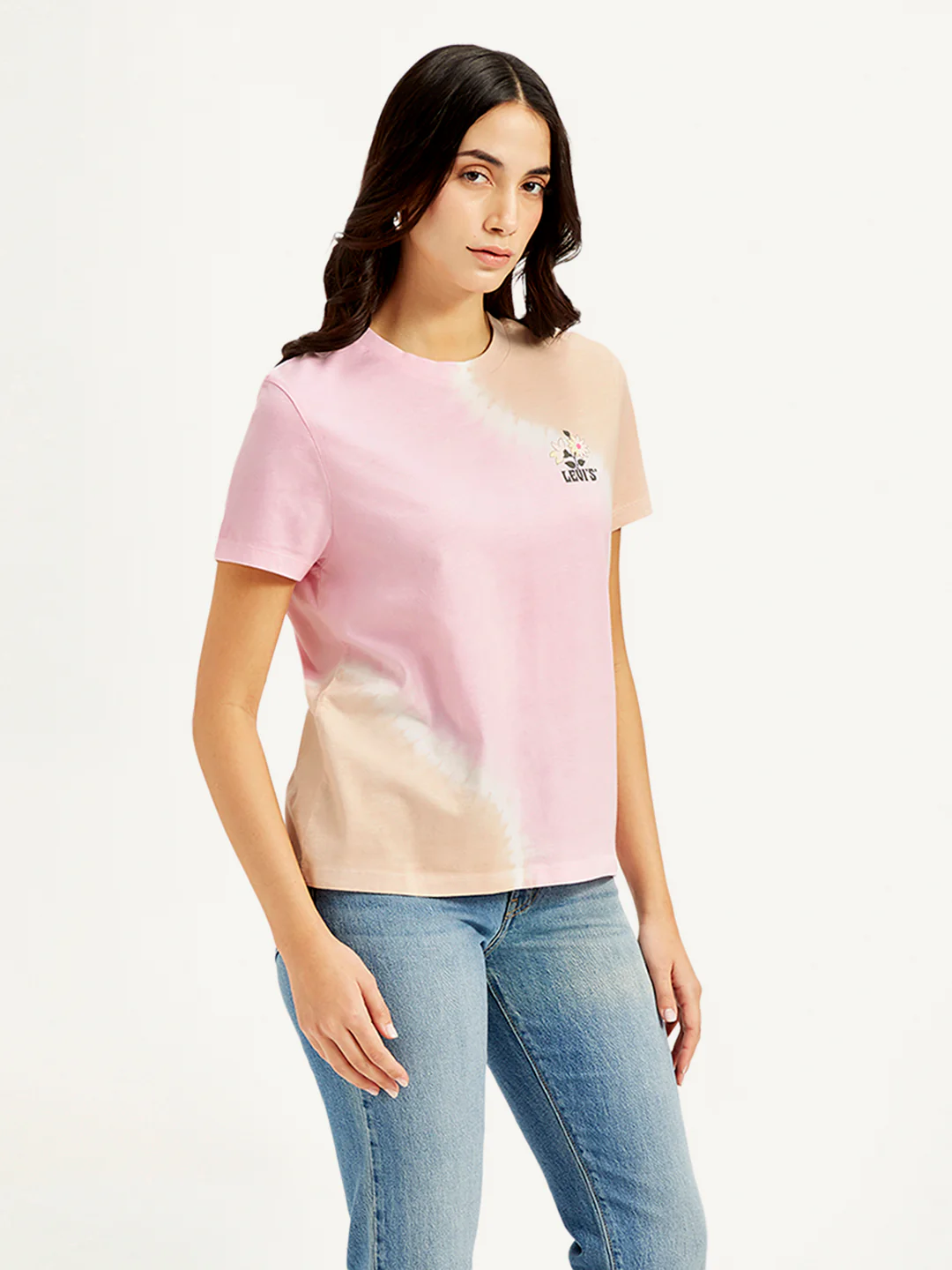 Women's Tie-Dye Relaxed Fit T-Shirt - Image 4