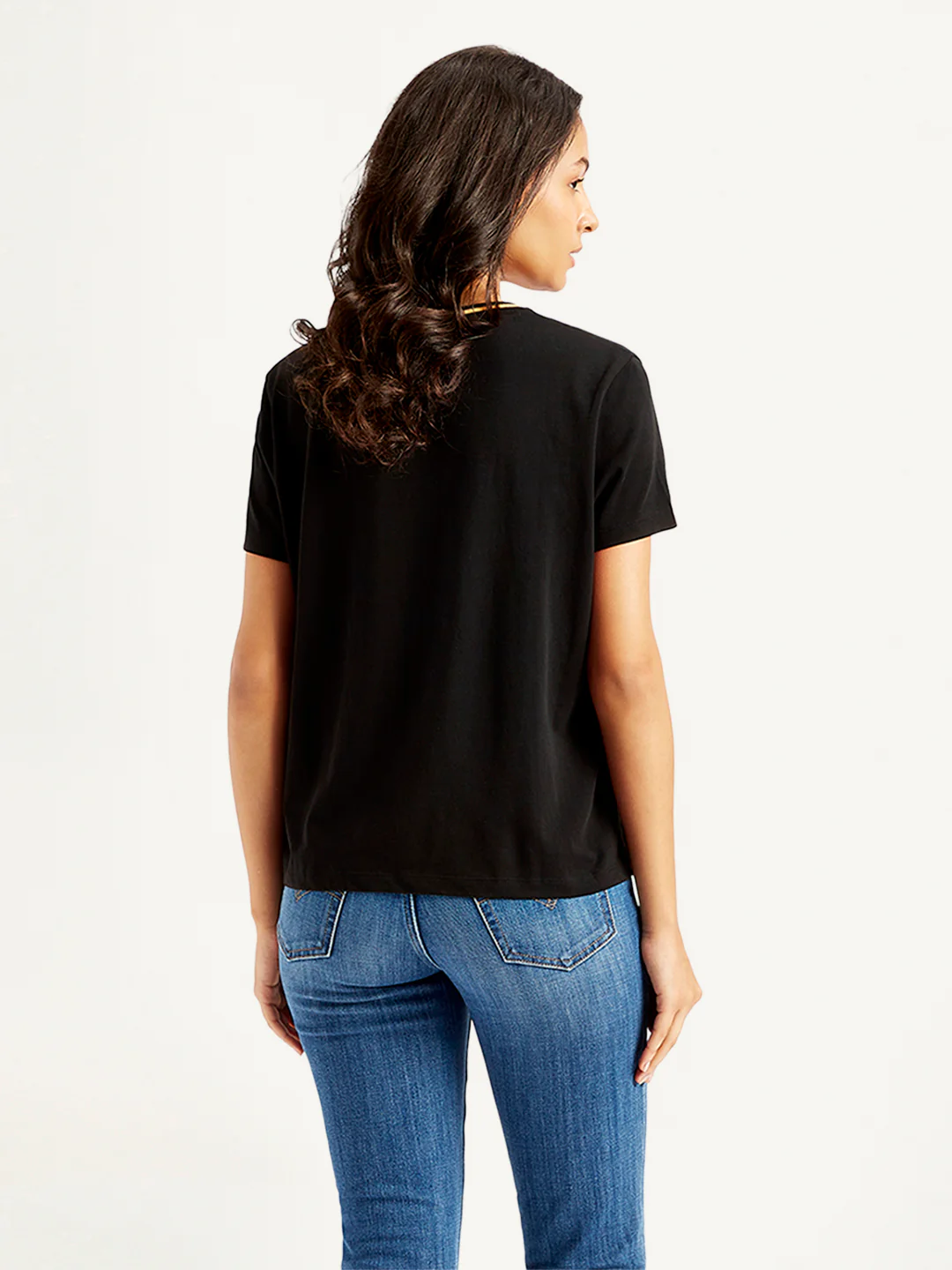 Women's Typographic Print Relaxed Fit T-shirt - Image 3