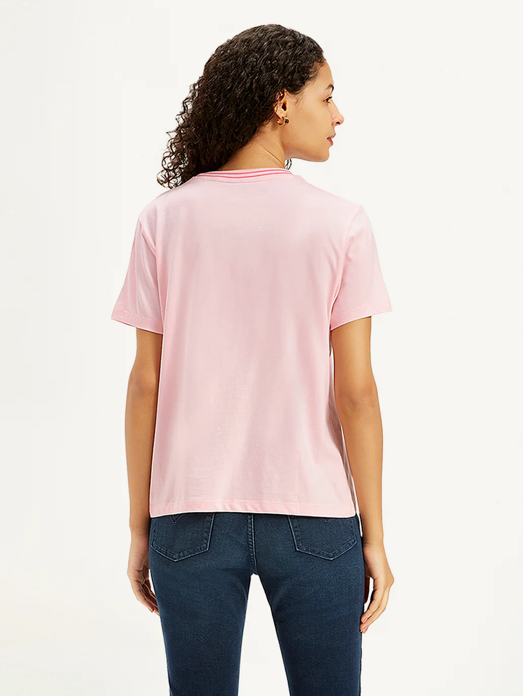 Women's Typographic Print Regular Fit T-Shirt - Image 5