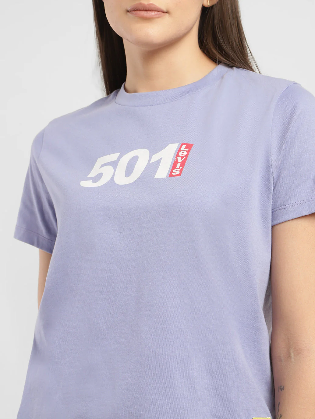 Women's Typography Crew Neck T-shirt - Image 5