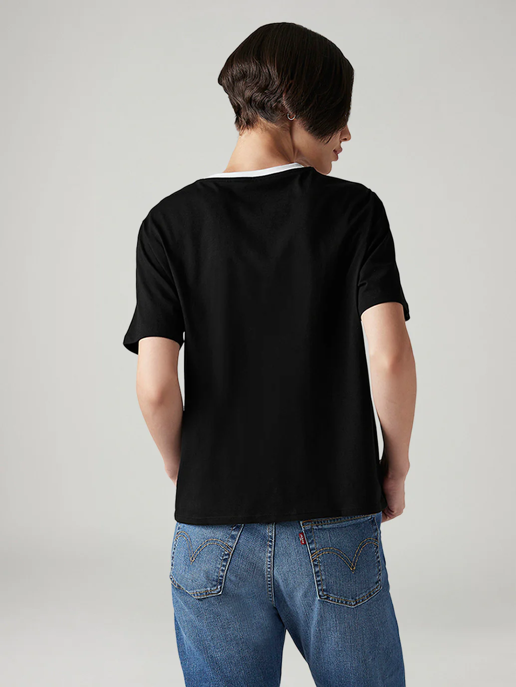 Women's Typography Printed Relaxed Fit T-Shirt - Image 3