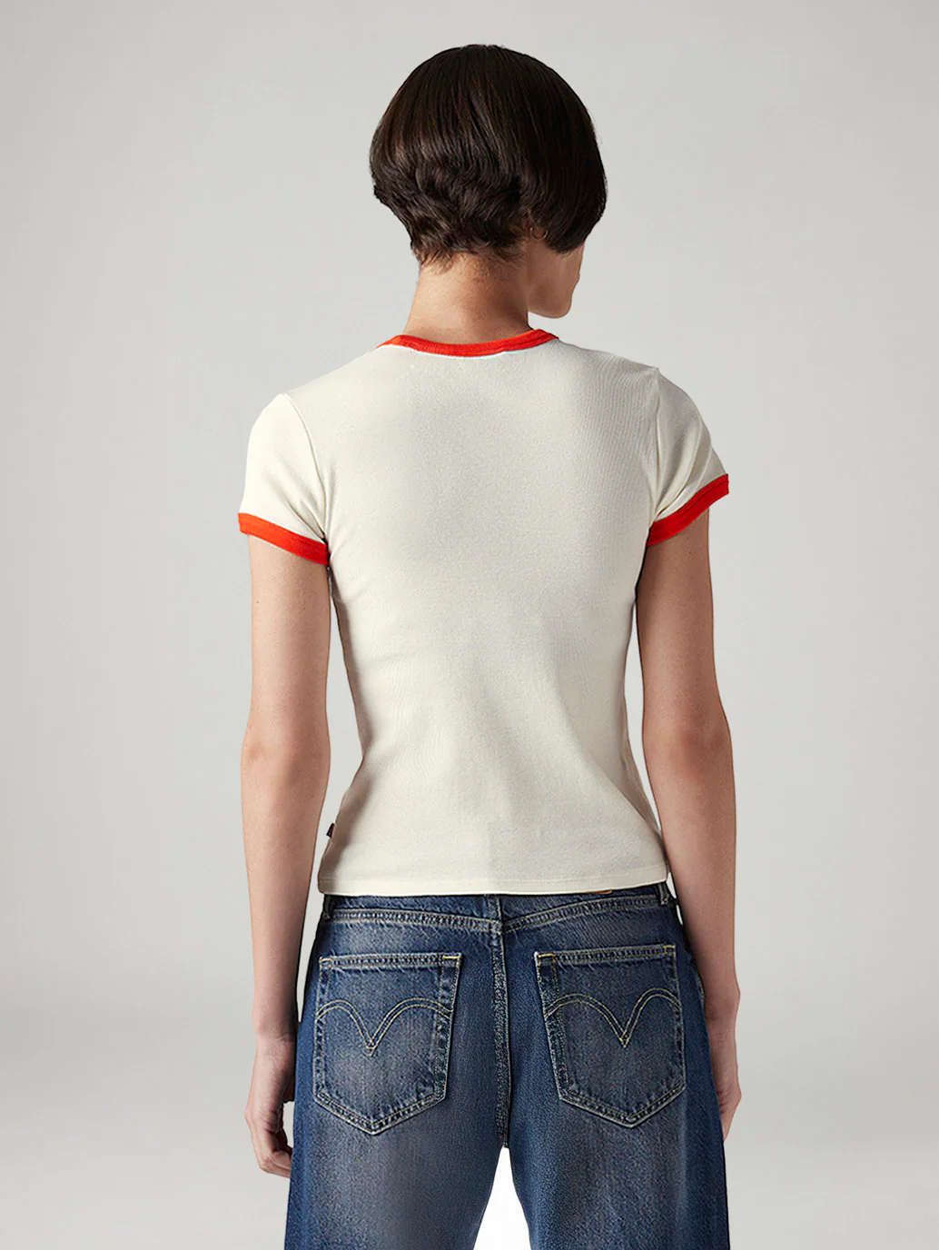 Women's Typography Printed Slim Fit T-Shirt - Image 3