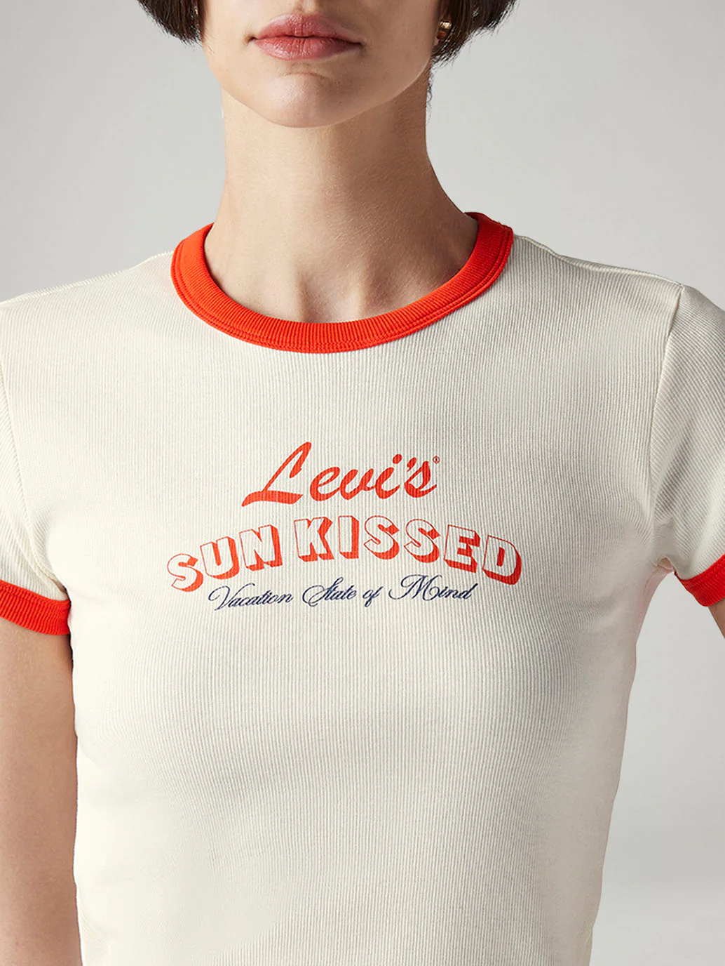 Women's Typography Printed Slim Fit T-Shirt - Image 4
