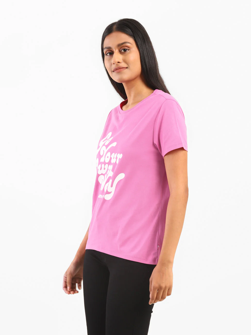 Women's Typography Regular Fit T-shirt - Image 3